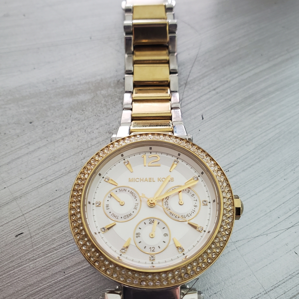 Michael Kors Two-Tone Gold and Silver Women's Watch